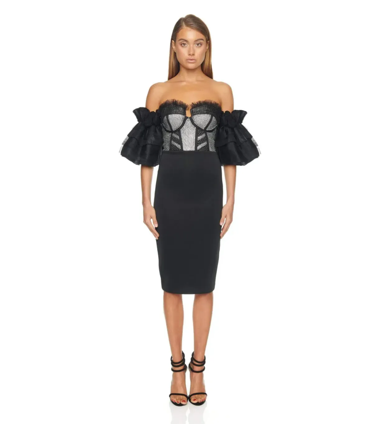 Eliya the Label Celine Dress Black Size S / AU 8 for rent on The Volte - main image