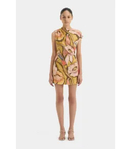 Sir the Label Talulah Knot Mini Dress Sanderling Floral Size 1 / AU 8  for rent on The Volte - image 1