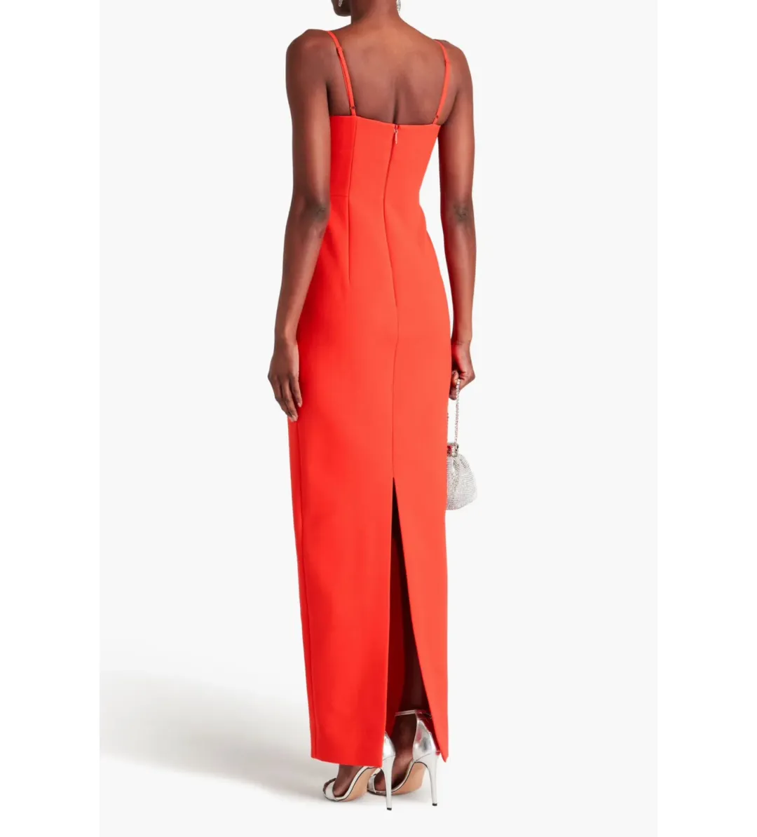 Rachel Gilbert Kyra Gown Flame Orange Size 1/AU 8 for rent on The Volte - main image