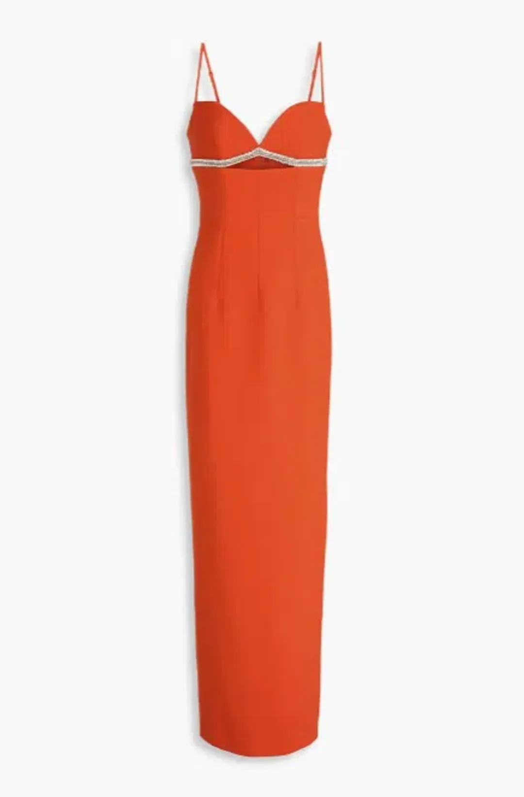 Rachel Gilbert Kyra Gown Flame Orange Size 1/AU 8 for rent on The Volte - main image