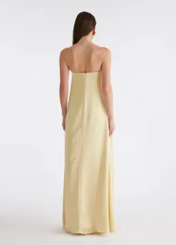 Anna Quan Delfina Dress in Champagne Size 6 for rent on The Volte - image 3