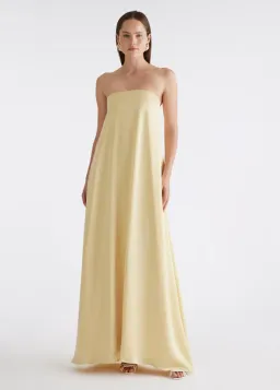 Anna Quan Delfina Dress in Champagne Size 6 for rent on The Volte - image 2