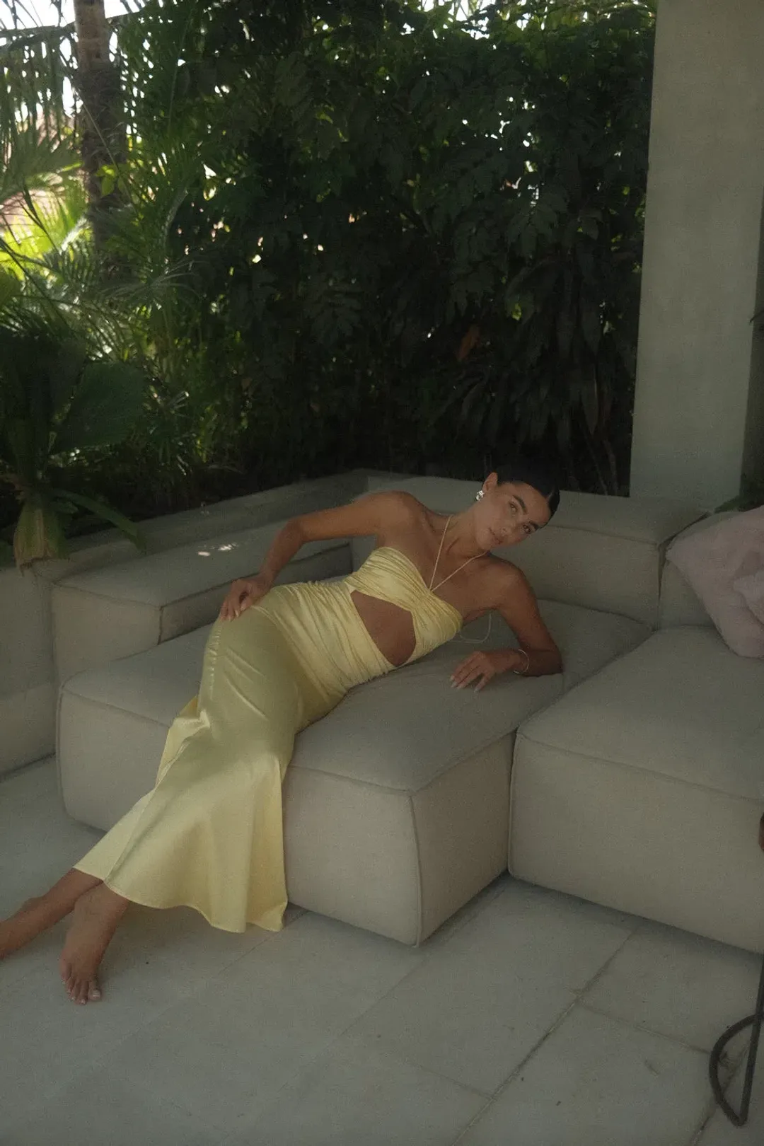 HNTR Aude Dress Lemon Size S/Au 8 for rent on The Volte - main image