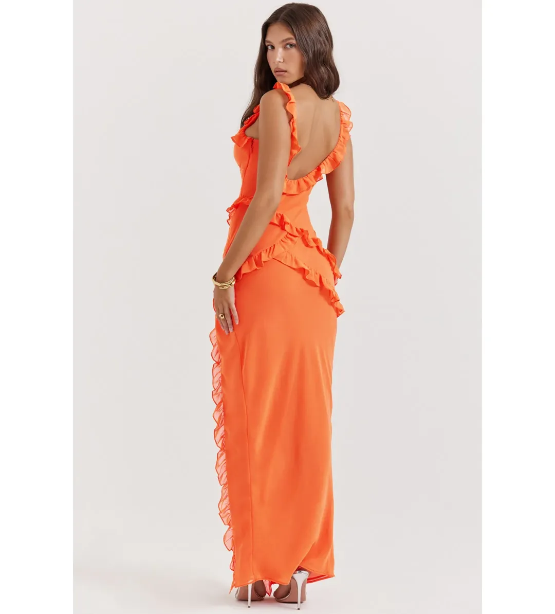 House of CB  Pixie Dress Flame Size XS/6 for rent on The Volte - main image