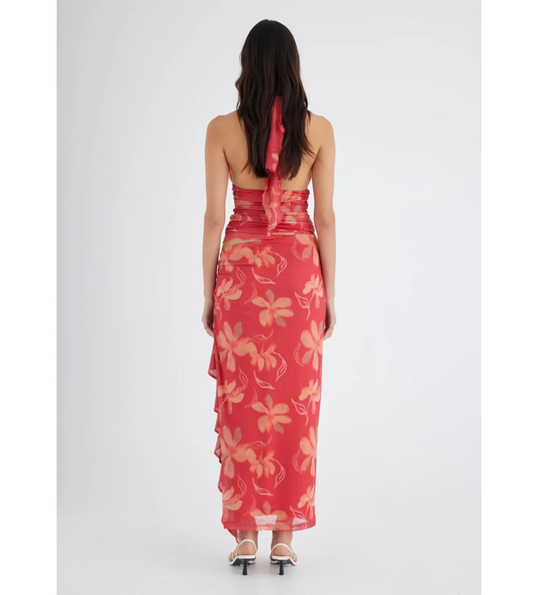 BENNI Penelope Dress Hibiscus Floral Size 8  for rent on The Volte - main image