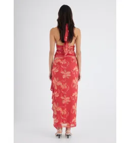 BENNI Penelope Dress Hibiscus Floral Size 8  for rent on The Volte - image 3