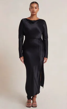 Bec & Bridge Moon Dance Long Sleeve Maxi Dress Black Size 18 for rent on The Volte - image 4