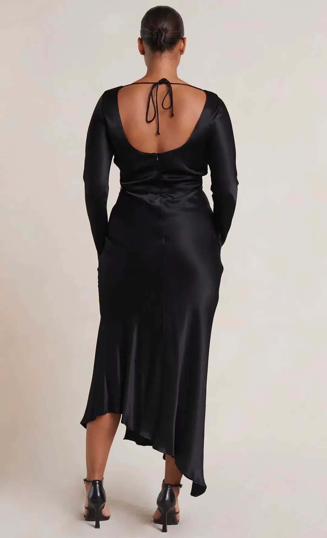 Bec & Bridge Moon Dance Long Sleeve Maxi Dress Black Size 18 for rent on The Volte - main image