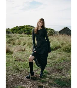 Realisation Gia Dress in Midnight Rose Size AU 10 for rent on The Volte - image 4
