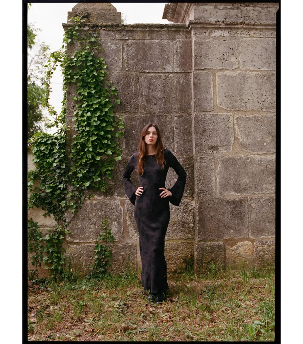 Realisation Gia Dress in Midnight Rose Size AU 10 for rent on The Volte - main image