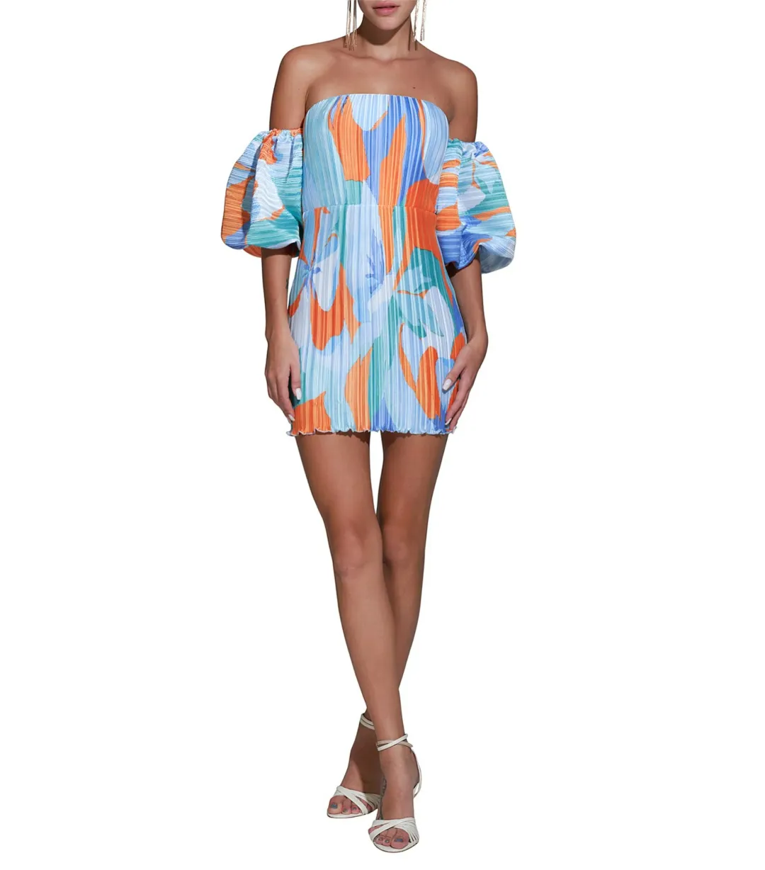 L’Idee Sirene Capri Mini Dress Multi Size AU 10 for rent on The Volte - main image