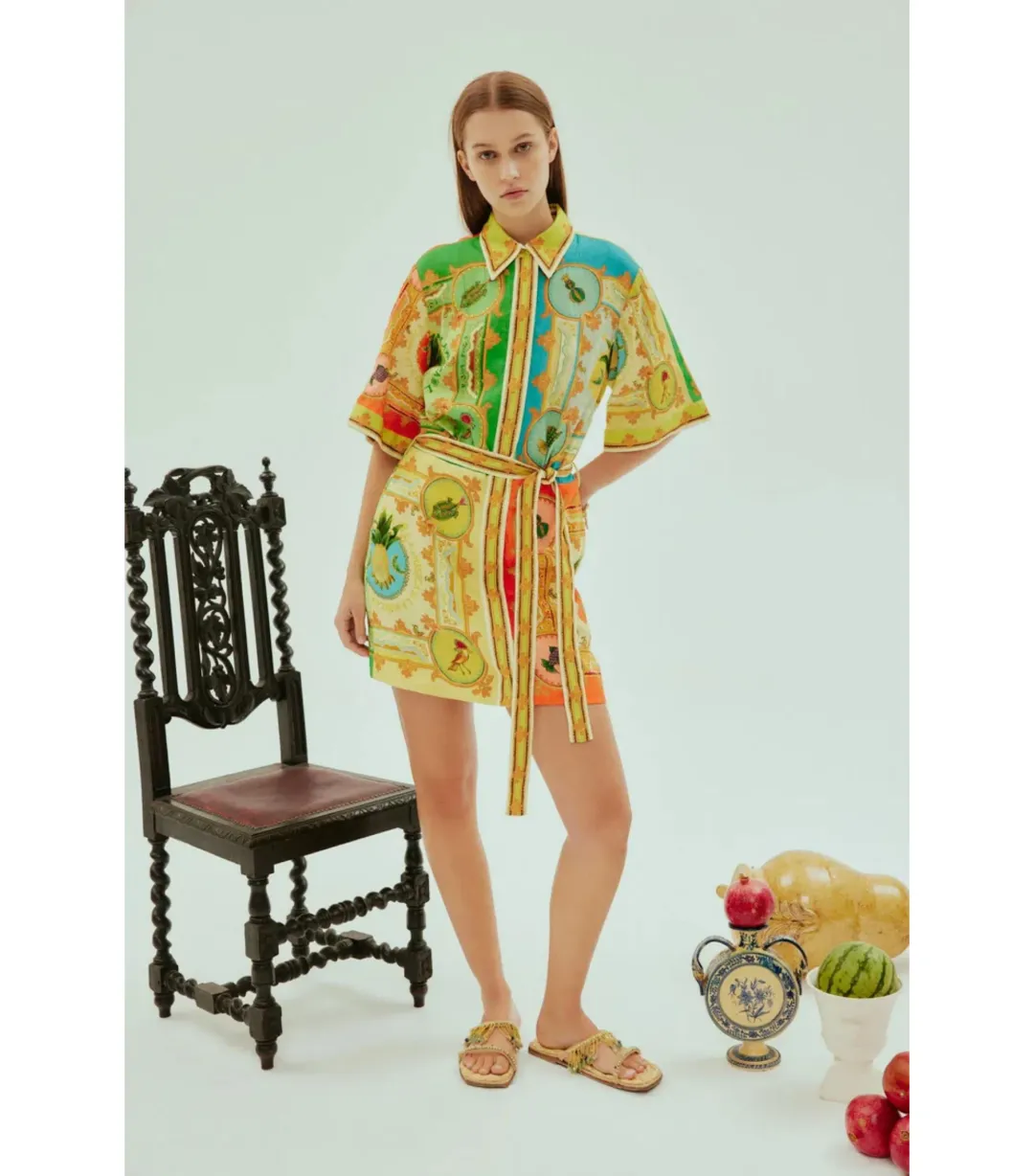 Alemais La Musica Mini Dress Multi Size AU 8 for rent on The Volte - main image