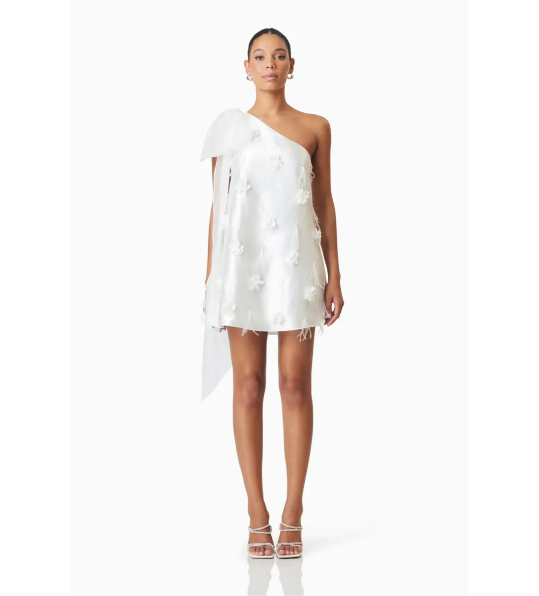 Elliatt Lunaria Baby Doll Dress White Size 10 for rent on The Volte - main image