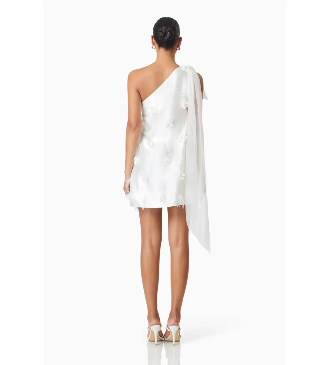 Elliatt Lunaria Baby Doll Dress White Size 10 for rent on The Volte - main image