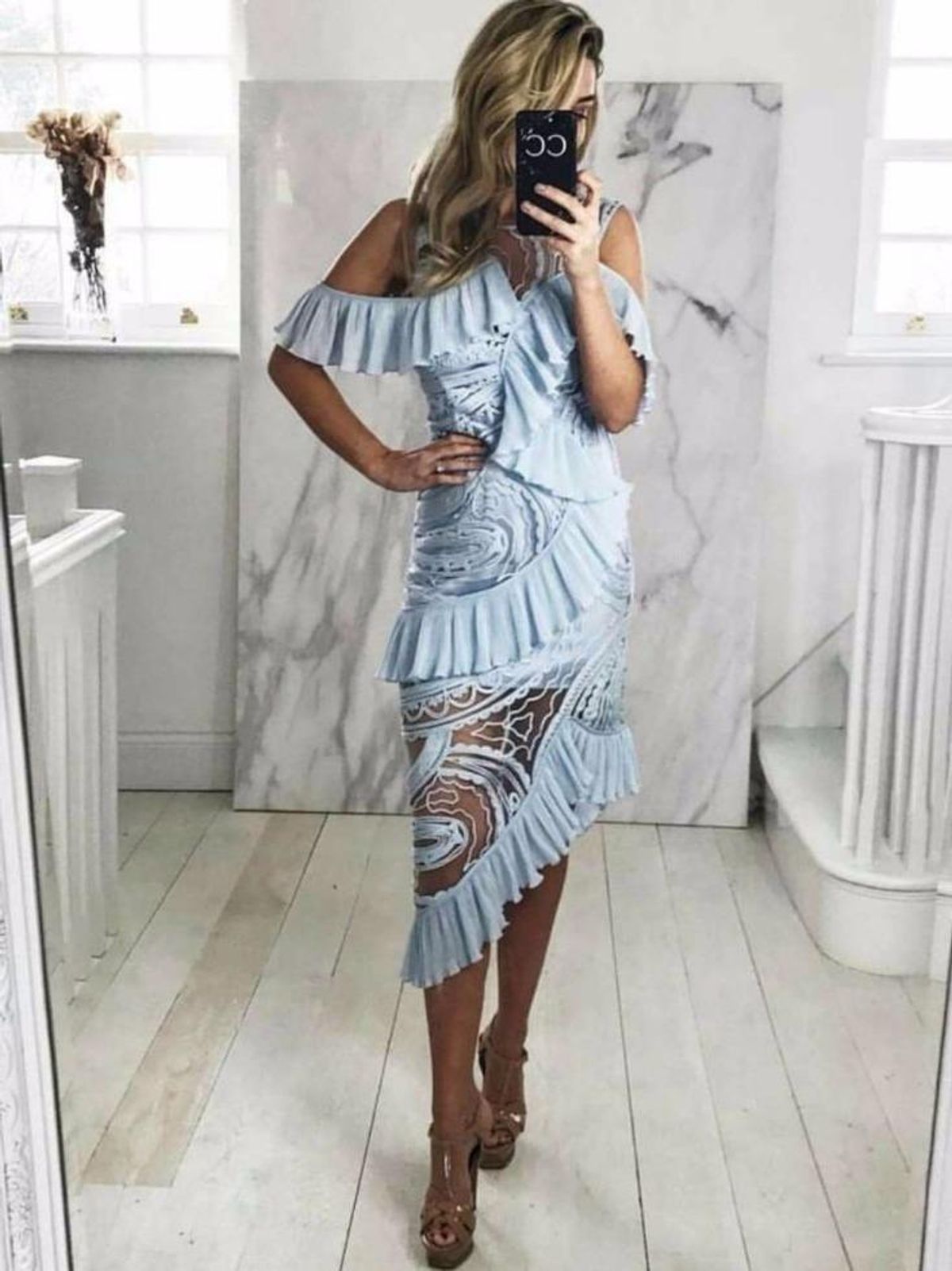 ALICE MCCALL BLUE LOVE ME LIKE YOU DO DRESS 8 for rent on The Volte - main image
