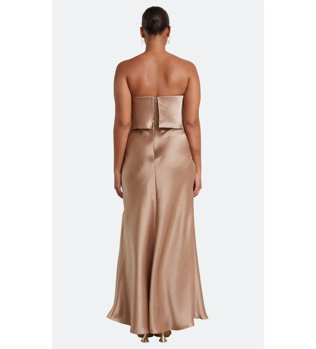 Bec & Bridge The Dreamer Overlay Dress Golden Size 10 for rent on The Volte - main image
