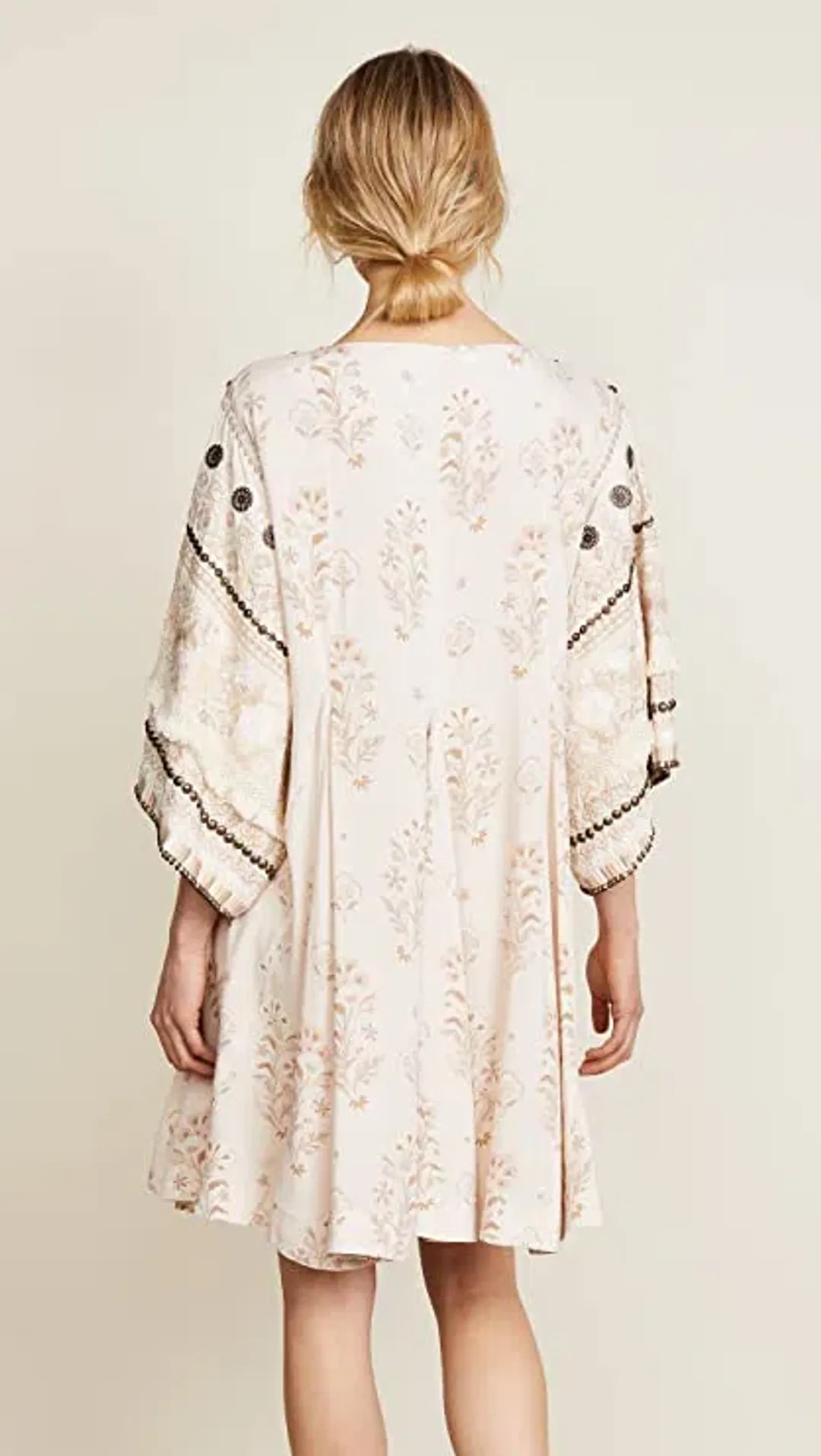 Spell Arabian Jewel Dress Cream Size 8 for rent on The Volte - main image