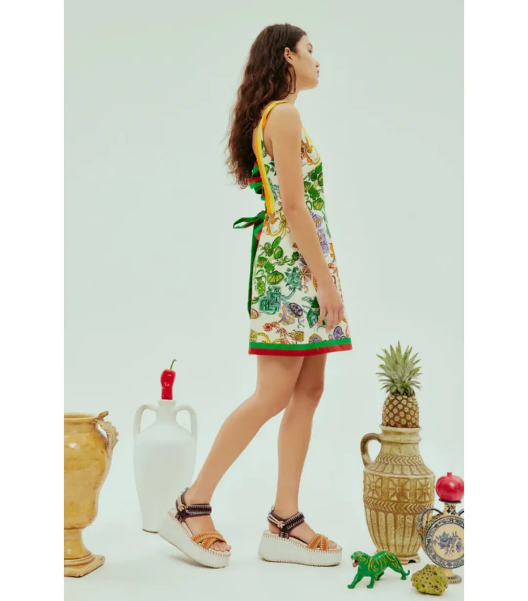 Alemais Fiesta Mini Dress Multi Size AU 12 for rent on The Volte - main image