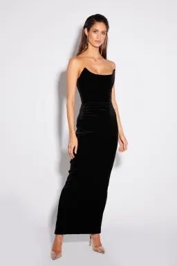 Effie Kats Koi Gown Black Size 8 for rent on The Volte - image 1