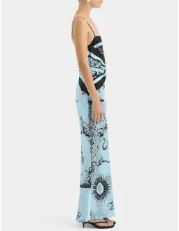 Sir the Label Dreamwood Scarf Midi Dress Brise Soleil Size 8 for rent on The Volte - image 2