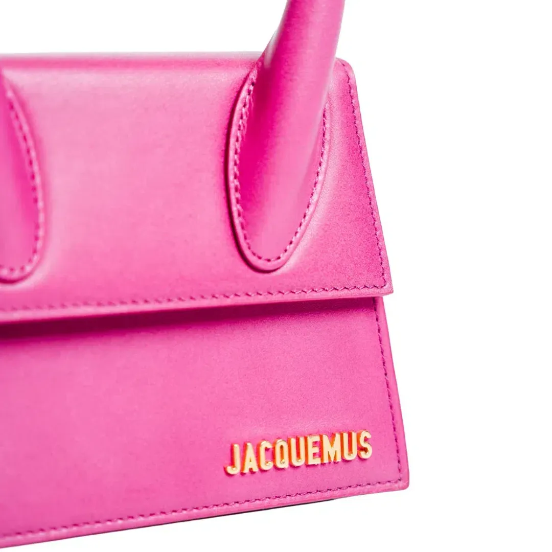 Jacquemus Le Chiquito Moyen Bag Pink  for rent on The Volte - main image