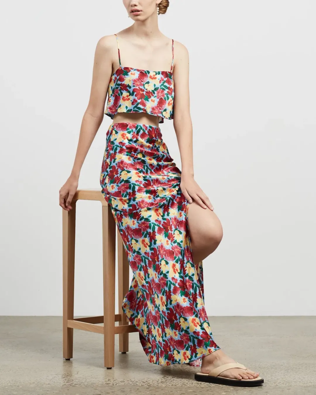 Bec & Bridge Lucette Cami and Skirt Floral Size AU 14 for rent on The Volte - main image