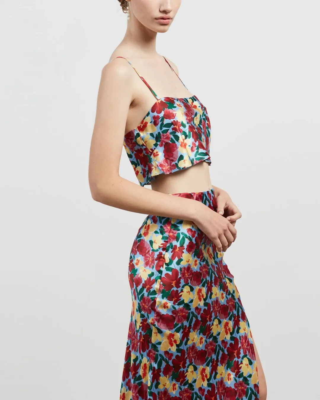 Bec & Bridge Lucette Cami and Skirt Floral Size AU 14 for rent on The Volte - main image