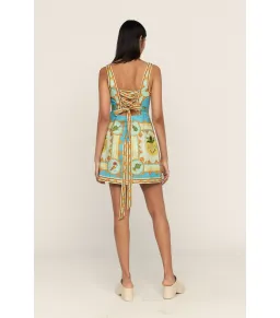 Alemais La Musica Mini Dress Print Size AU 8 for rent on The Volte - image 2