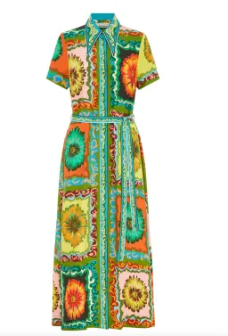 Alemais Disco Daisy Shirtdress Multicolour Size 10  for rent on The Volte - image 9