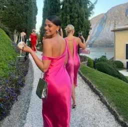 Natalie Rolt Monika Gown Pink Size 1 / AU 8 for rent on The Volte - image 3