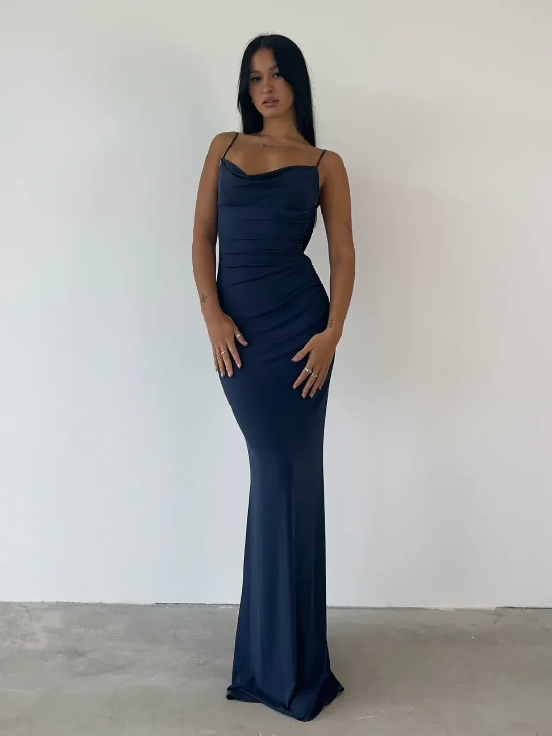 Katie May Surreal Dress Deep Sea Blue Size S / AU 8 for rent on The Volte - main image