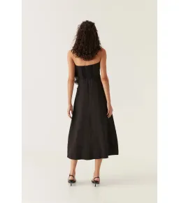 Aje Energy Midi Dress in Black Size AU 8  for rent on The Volte - image 3