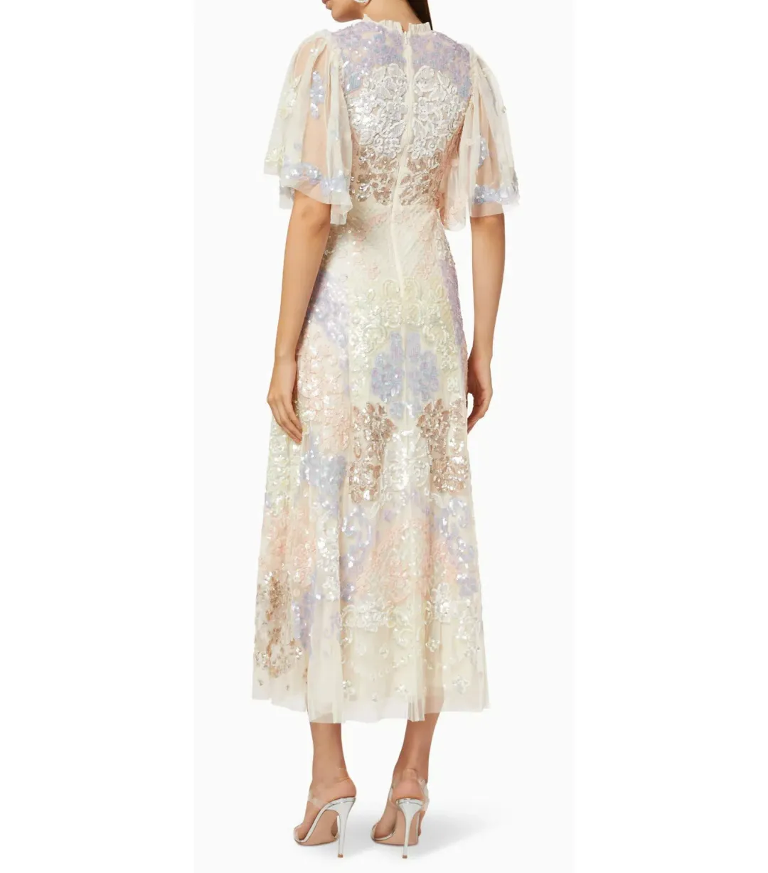 Needle and Thread Eliza Sequin Ankle Length Gown Multi Size AU 10 for rent on The Volte - main image