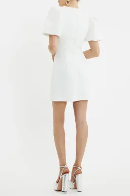 Rebecca Vallance Bridal Ophelia Mini Dress White Size 12 for rent on The Volte - image 3