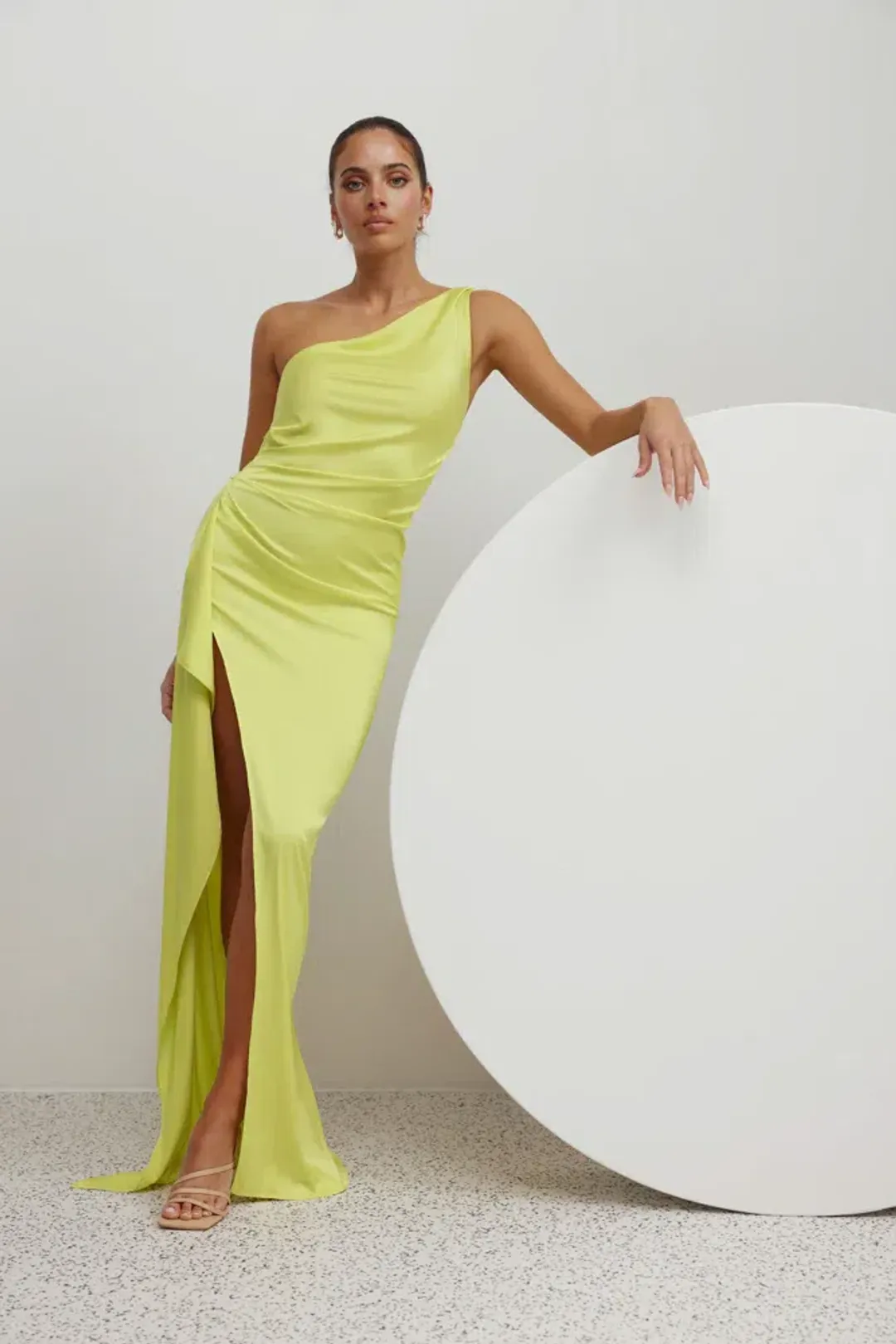Lexi Samira Dress in Mojito Diamante Strap Size 8 for rent on The Volte - main image