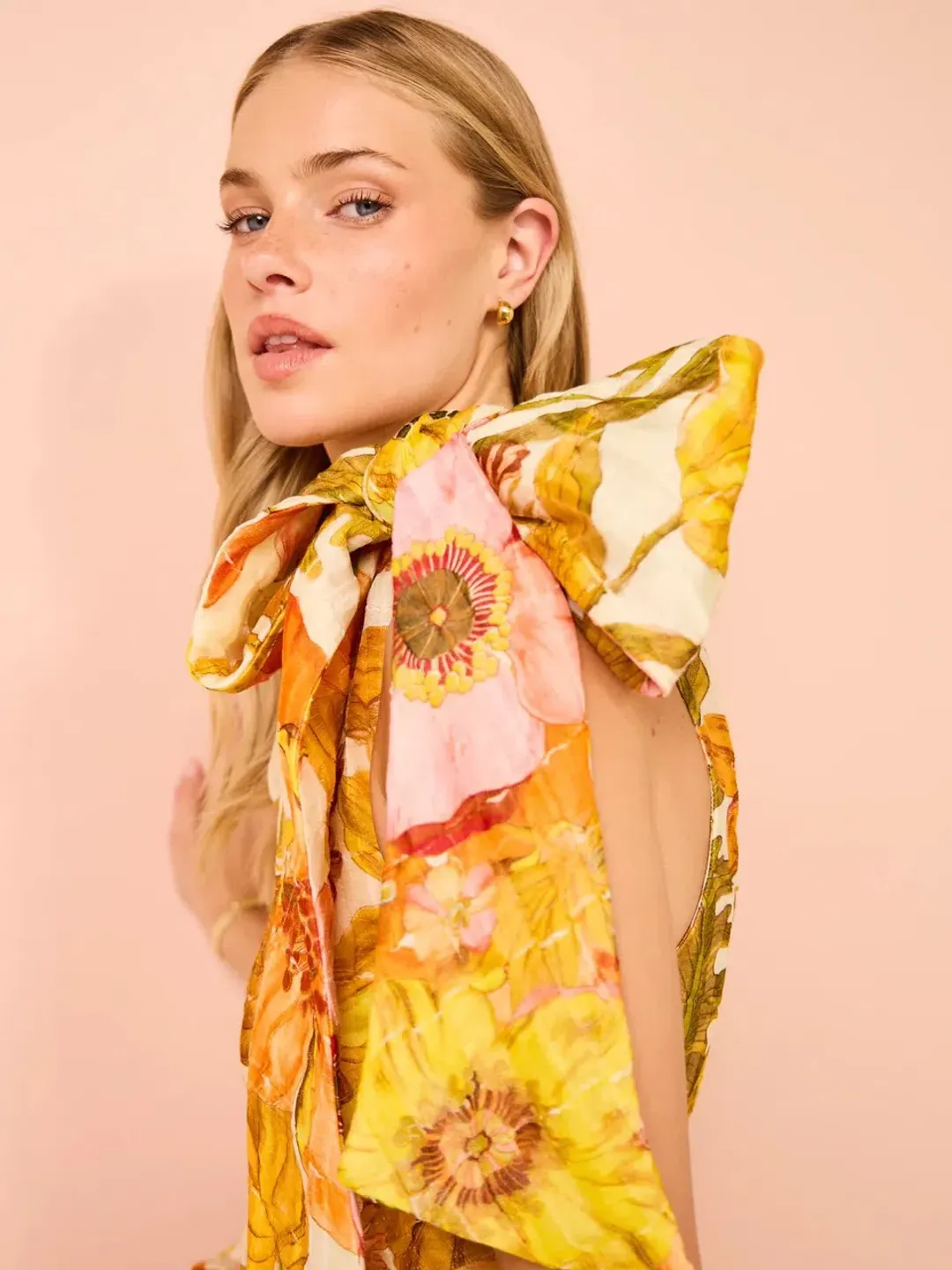 Alemais Silas One Shoulder Maxi Gown Multi Size 10 for rent on The Volte - main image