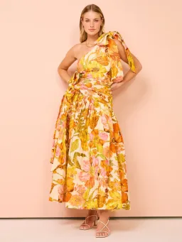 Alemais Silas One Shoulder Maxi Gown Multi Size 10 for rent on The Volte - image 3