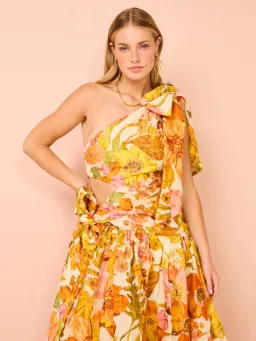 Alemais Silas One Shoulder Maxi Gown Multi Size 10 for rent on The Volte - image 7