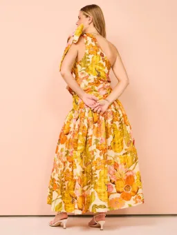 Alemais Silas One Shoulder Maxi Gown Multi Size 10 for rent on The Volte - image 10