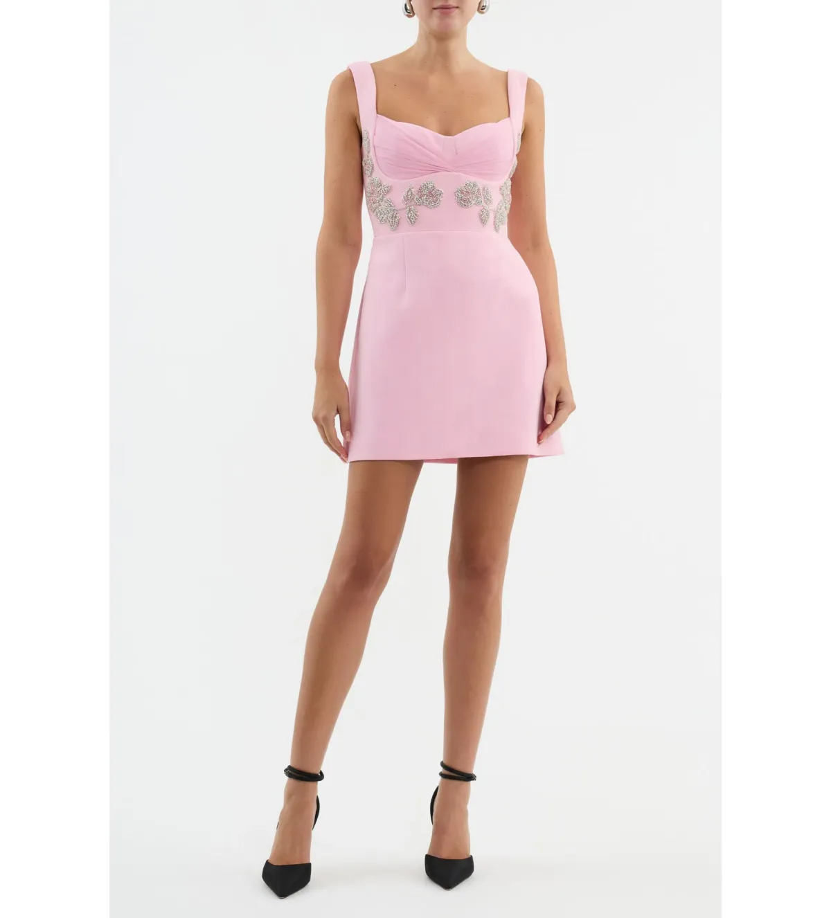Jenna Bustier Mini Dress Pink Size 4 for rent on The Volte - main image
