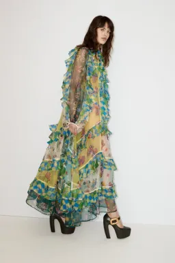 Alemais Guardian Ruffled Silk Organza Gown Size 10 Au for rent on The Volte - image 7