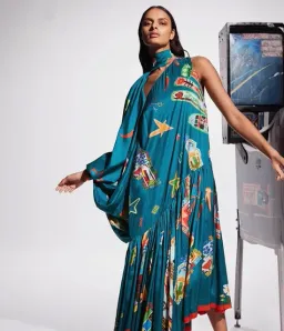 ALEMAIS Rollers Gown Multi Size 10 AU for rent on The Volte - image 5