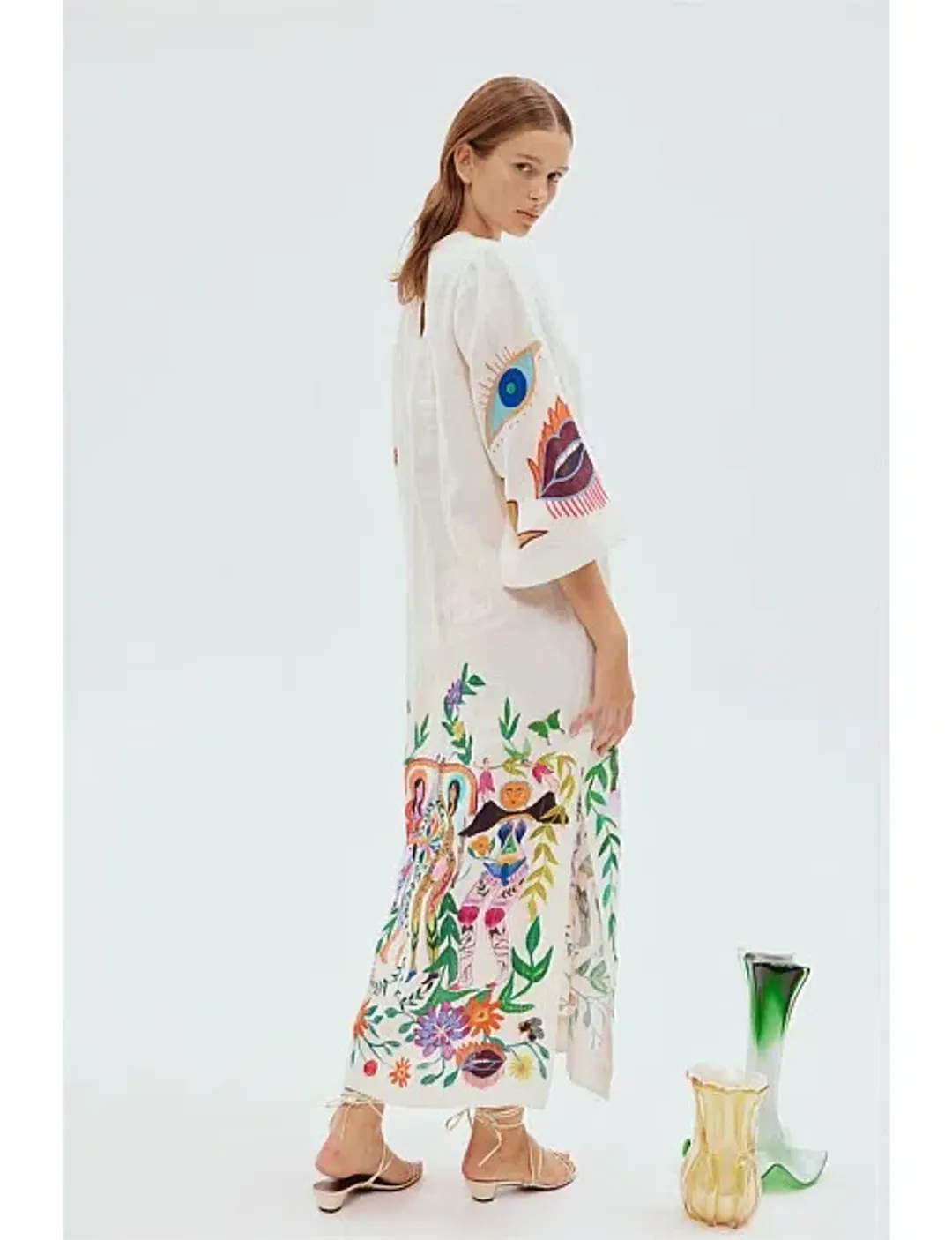 ALEMAIS Meagan Midi Dress Print Size 8 AU for rent on The Volte - main image