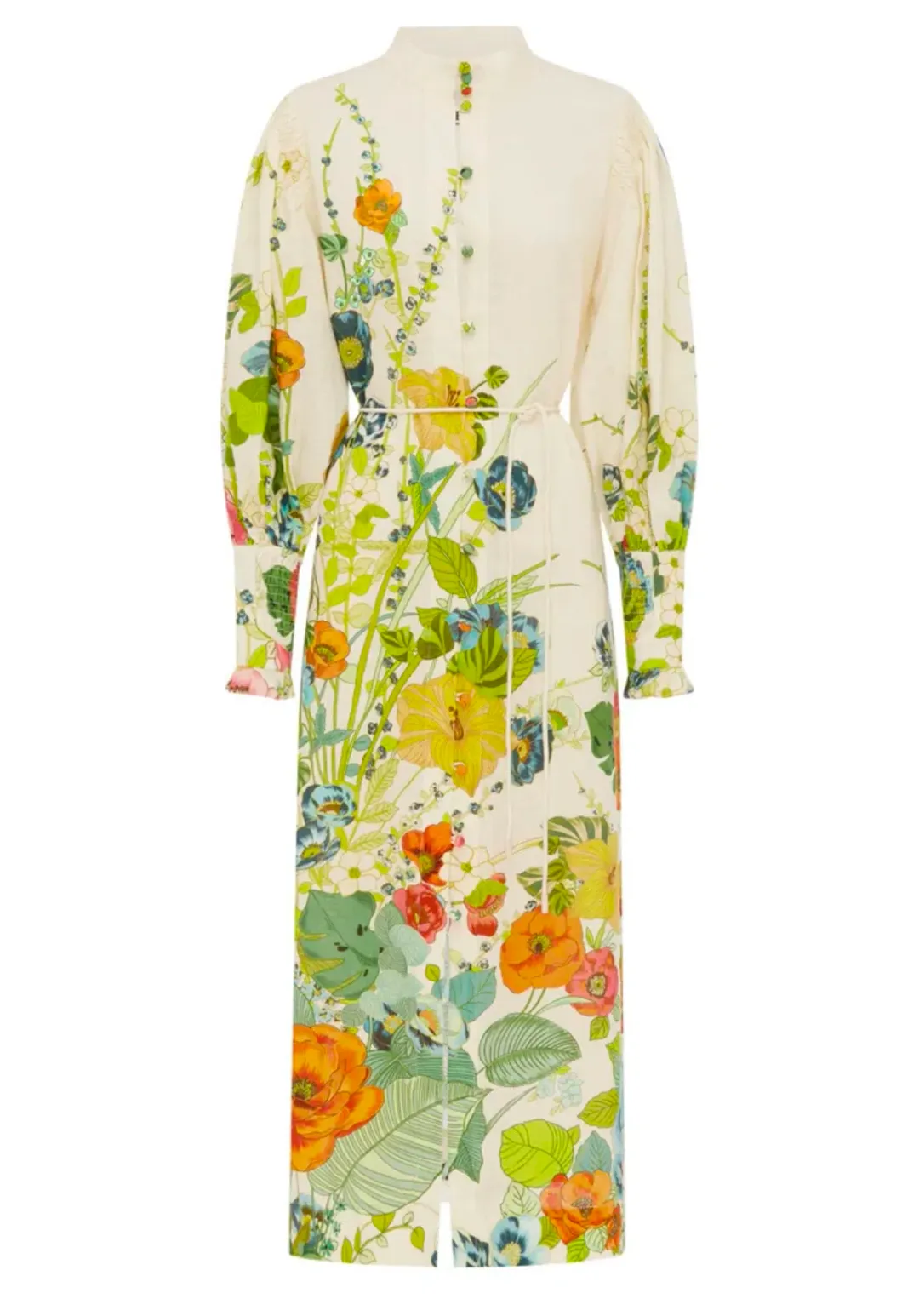 Alemais Constance Shirt Dress Floral Size 16  for rent on The Volte - main image