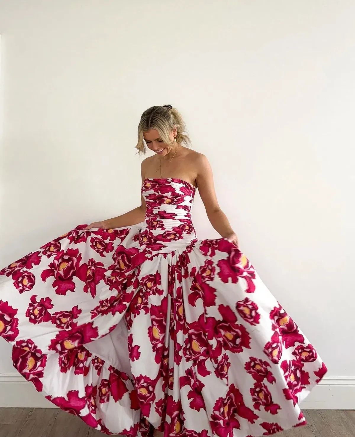 Aje Behold Maxi Dress In Boldly Blooming Size 8 for rent on The Volte - main image