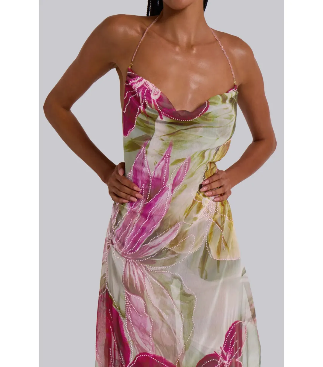 Jaded London Dahlia Maxi Dress Floral Size AU 6 for rent on The Volte - main image