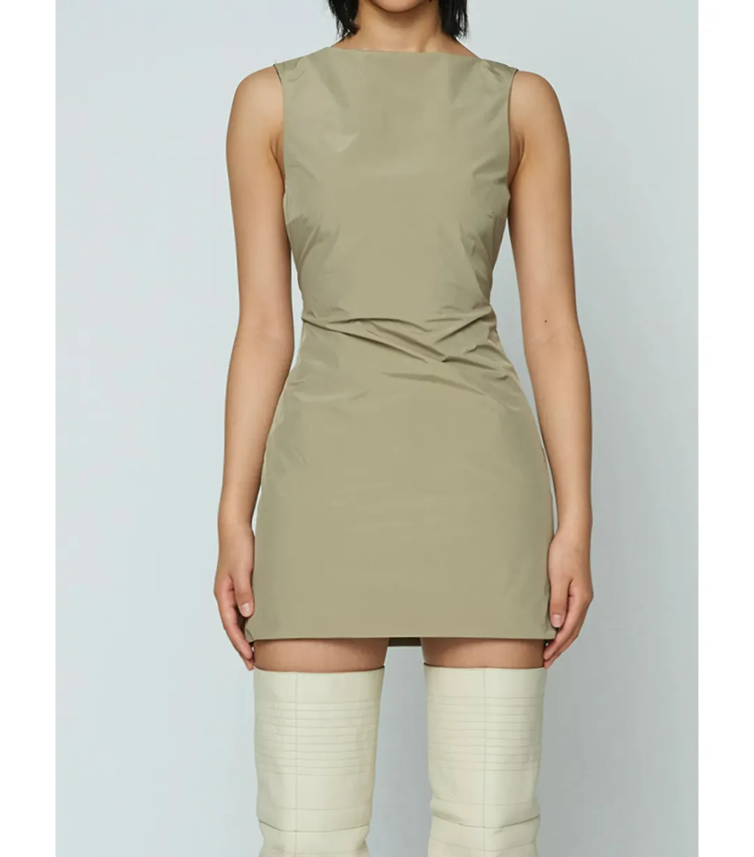 Wynn Hamlyn Sophia Mini Dress Cactus Green Size AU 6  for rent on The Volte - main image