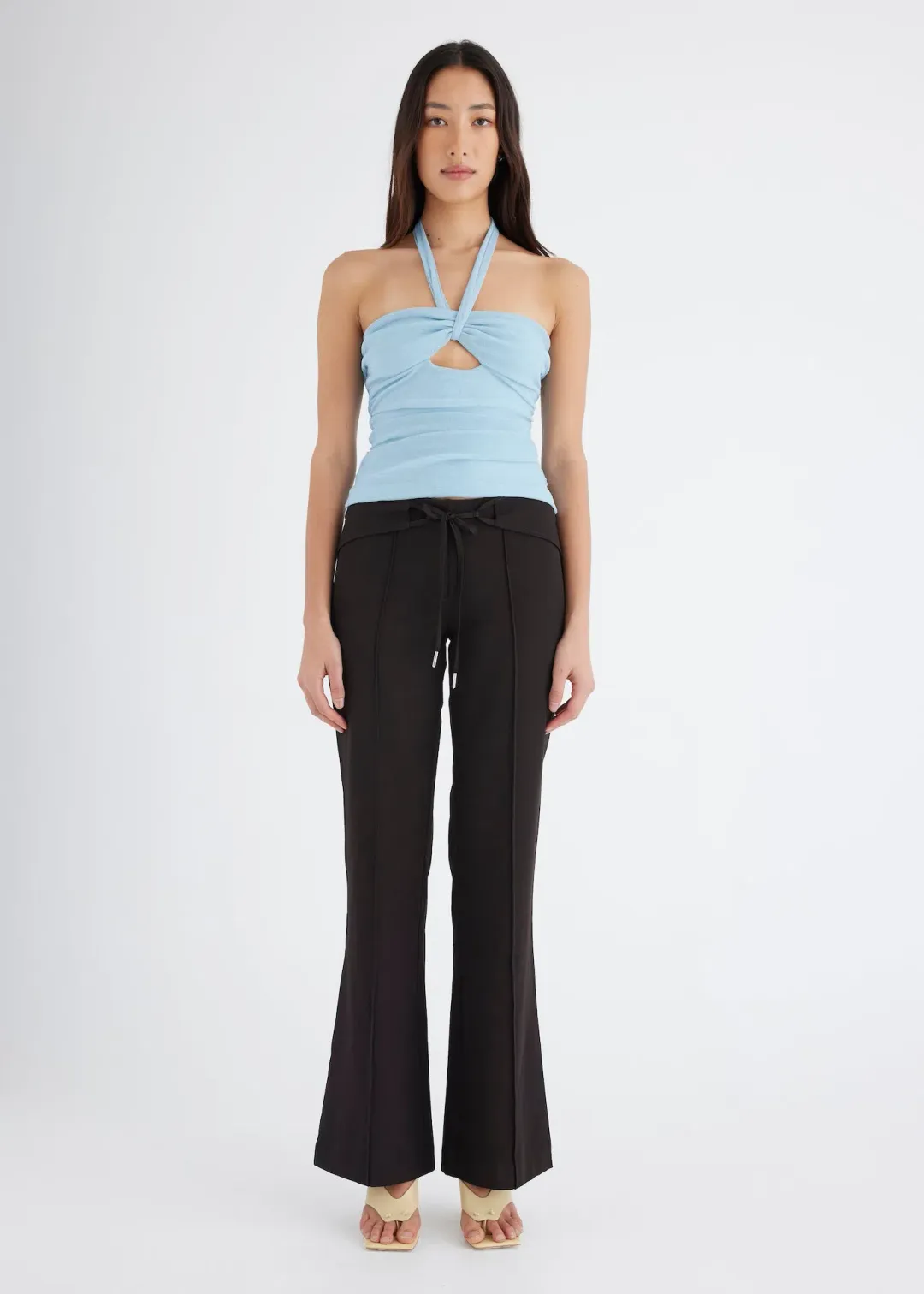 Benni Prianka Halter Top Glacier Blue Size 8 for rent on The Volte - main image