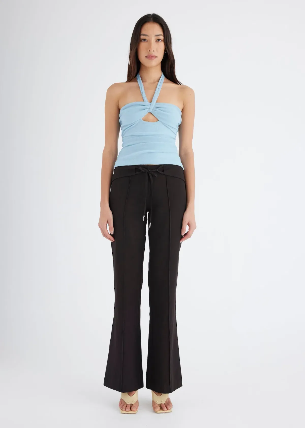 Benni Prianka Halter Top Glacier Blue Size 8 for rent on The Volte - main image