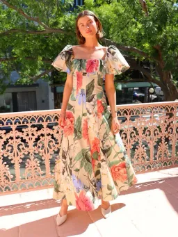 By Nicola Paradiso Maxi Dress in Primavera Print Size 14 for rent on The Volte - image 4